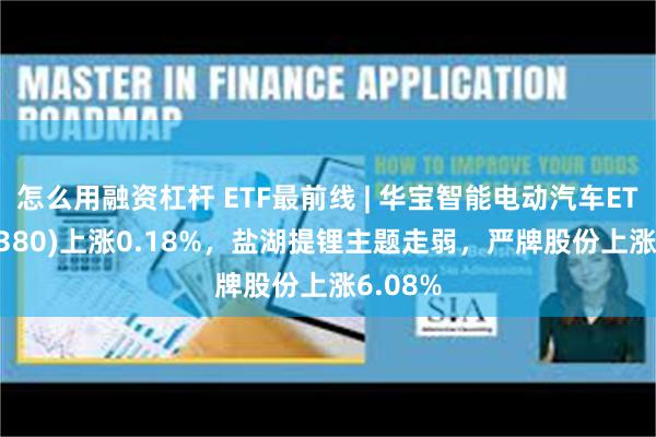 怎么用融资杠杆 ETF最前线 | 华宝智能电动汽车ETF(516380)上涨0.18%,盐湖提锂主题走弱,严牌股份上涨6.08%