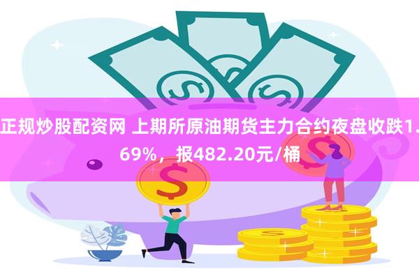 正规炒股配资网 上期所原油期货主力合约夜盘收跌1.69%，报482.20元/桶
