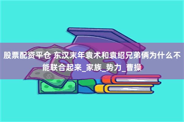 股票配资平仓 东汉末年袁术和袁绍兄弟俩为什么不能联合起来_家族_势力_曹操