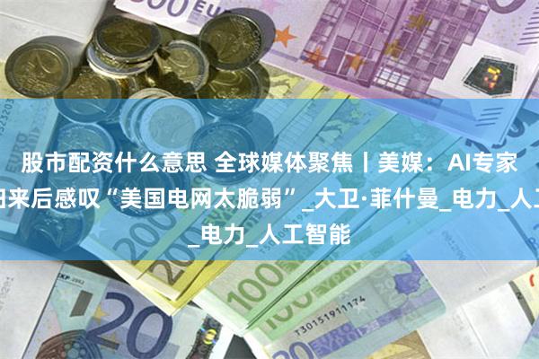 股市配资什么意思 全球媒体聚焦丨美媒：AI专家中国归来后感叹“美国电网太脆弱”_大卫·菲什曼_电力_人工智能